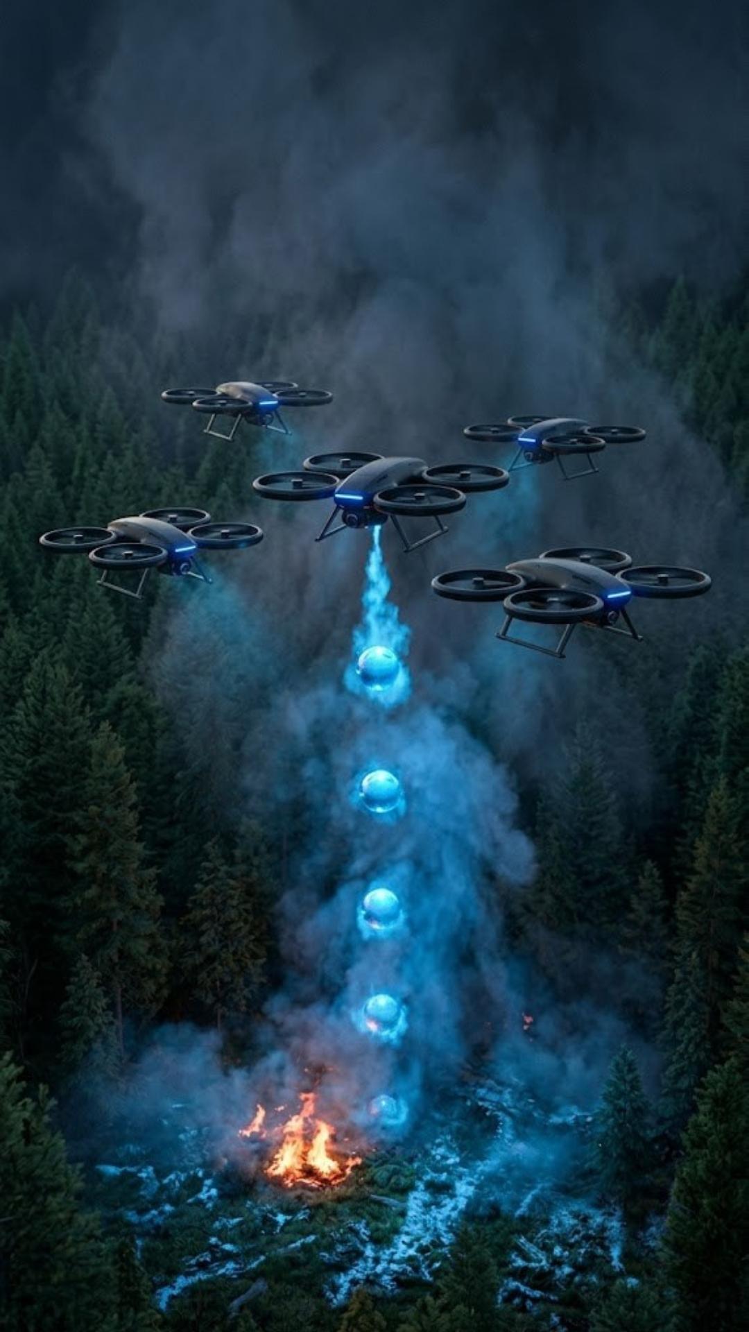 Autonomous Drone Strike Hive