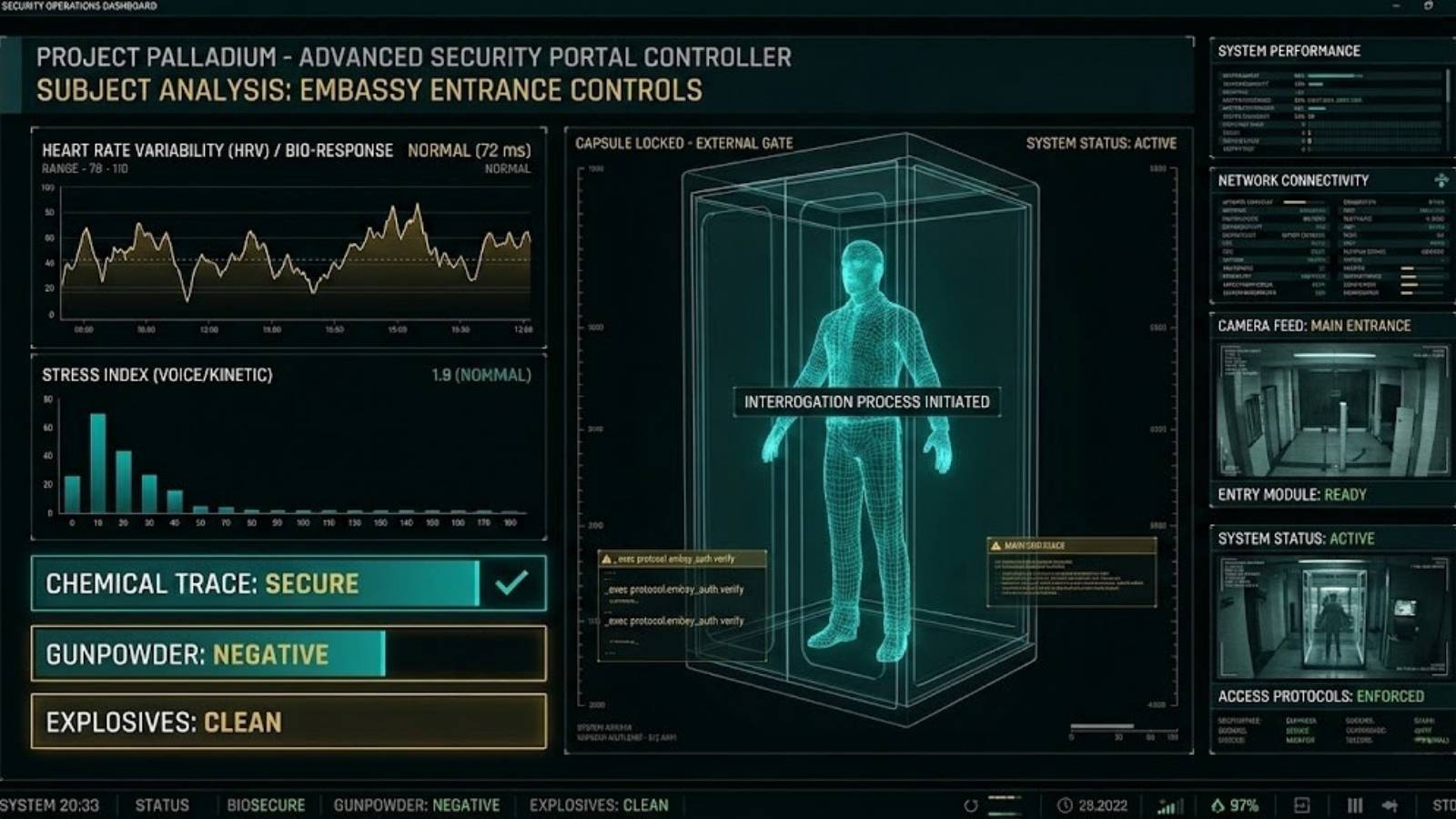 PALLADIUM Biometric Threat Dashboard