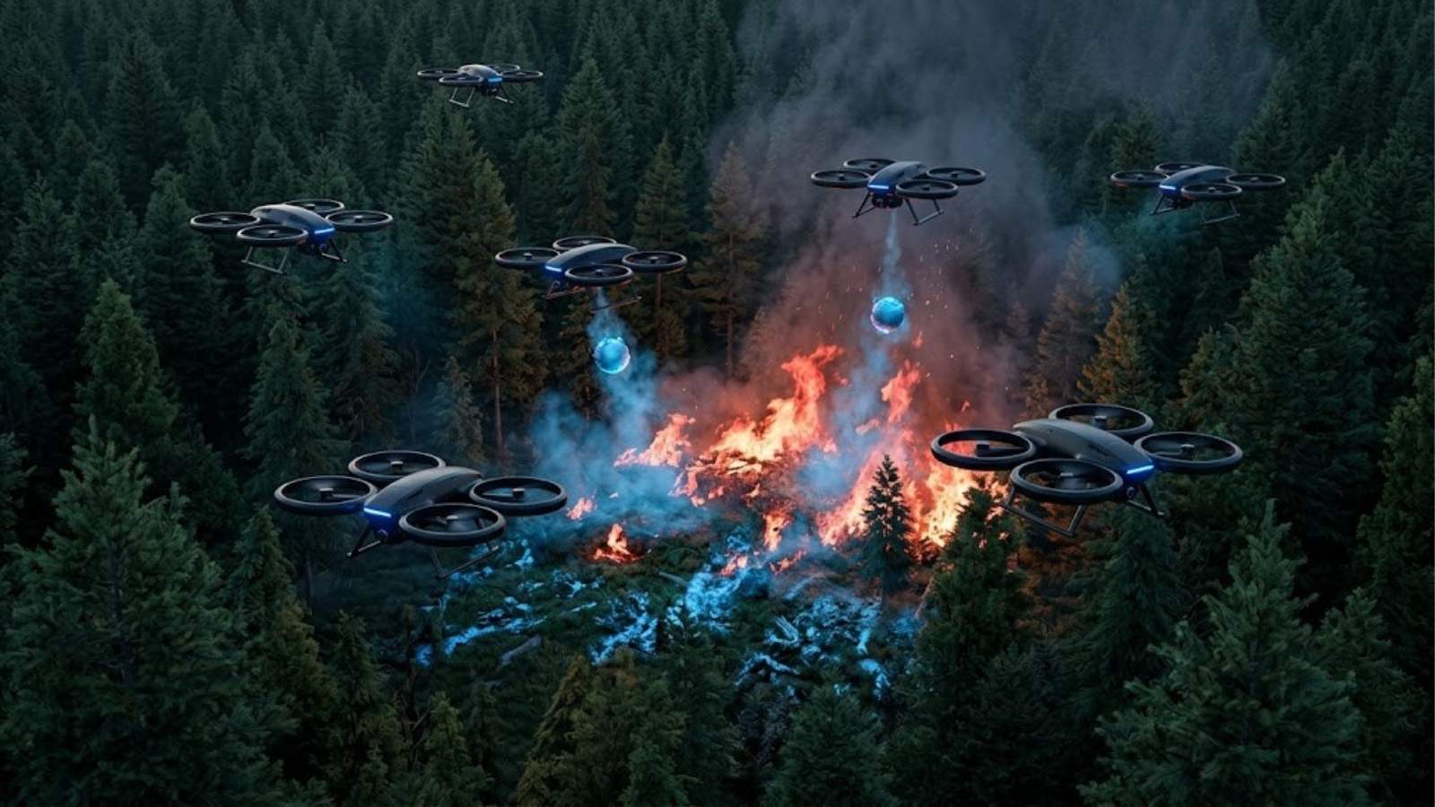 Autonomous Drone Strike Hive